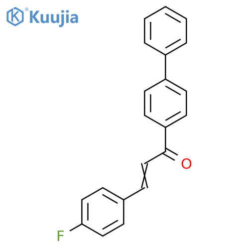 3-(4-Fluorophenyl)-1-(4-phenylphenyl)prop-2-en-1-one structure