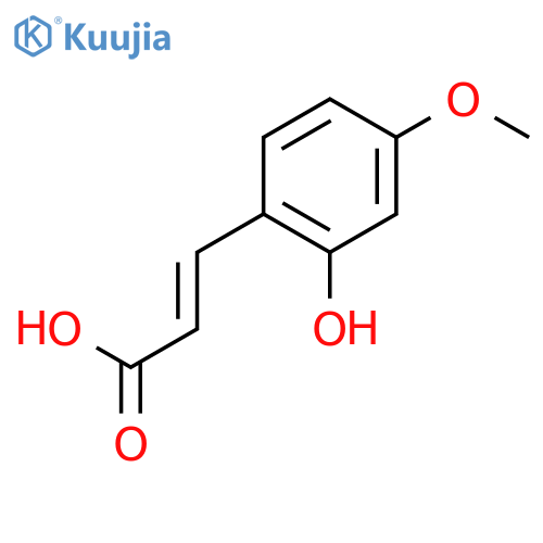 2-Propenoic acid,3-(2-hydroxy-4-methoxyphenyl)- structure