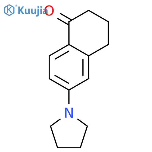 6-(Pyrrolidin-1-yl)-3,4-dihydronaphthalen-1(2H)-one structure