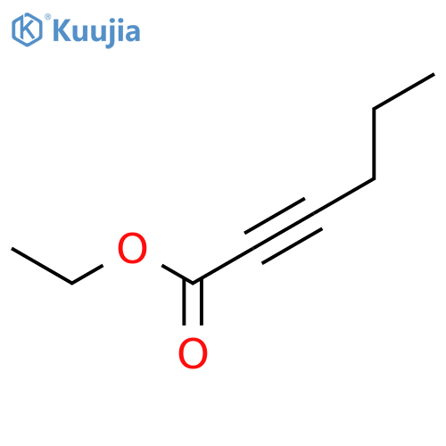 Ethyl hex-2-ynoate structure