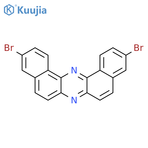 Dibenzo[a,j]phenazine, 3,11-dibromo- structure