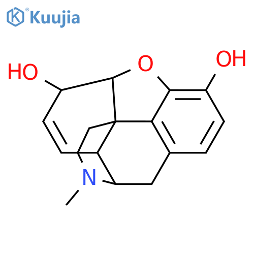 (5alpha,6alpha,14alpha)-17-methyl-7,8-didehydro-4,5-epoxymorphinan-3,6-diol structure