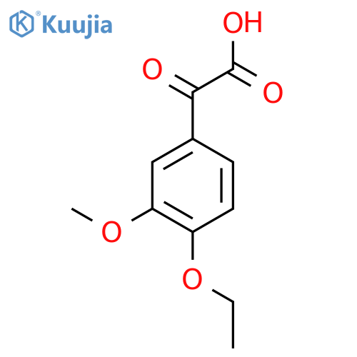 2-(4-ethoxy-3-methoxyphenyl)-2-oxoacetic acid structure