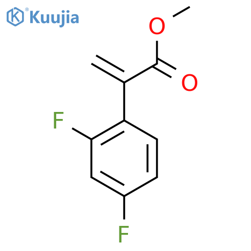 Methyl 2-(2,4-difluorophenyl)prop-2-enoate structure