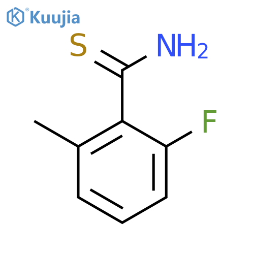 2-Fluoro-6-methylbenzene-1-carbothioamide structure