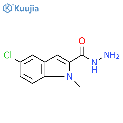 5-Chloro-1-methyl-1h-indole-2-carbohydrazide structure