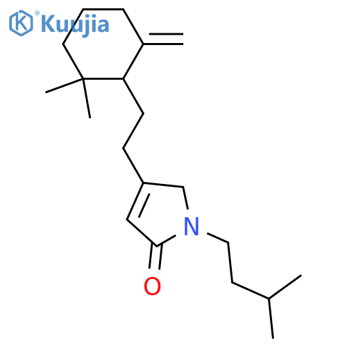 Cyclofarnesa-5(14),9-diene-11,15-lactam; (6S)-form, N-(3-Methylbutyl) structure