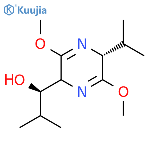 (αR,2S,5R)-2,5-Dihydro-3,6-diMethoxy-α,5-bis(1-Methylethyl)-2-pyrazineMethanol structure