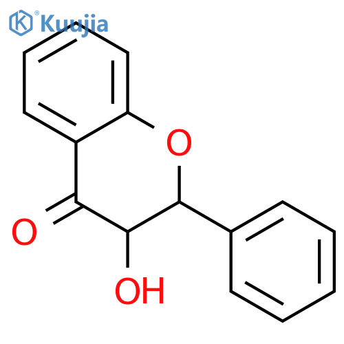 3'-Hydroxyflavanone structure