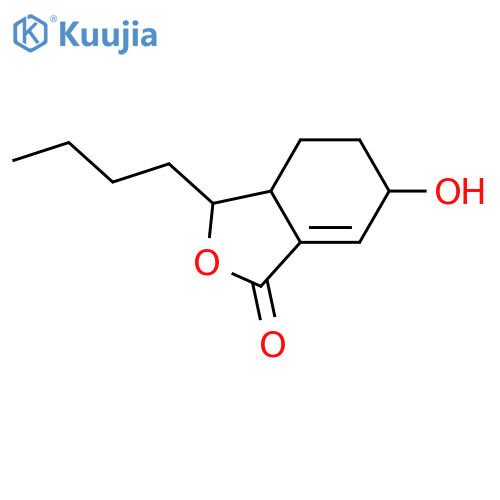 3-Butylhexahydro-1(3H)-isobenzofuranone; (3S,3aR,7aS)-form, 6S-Hydroxy, 7,7a-didehydro structure