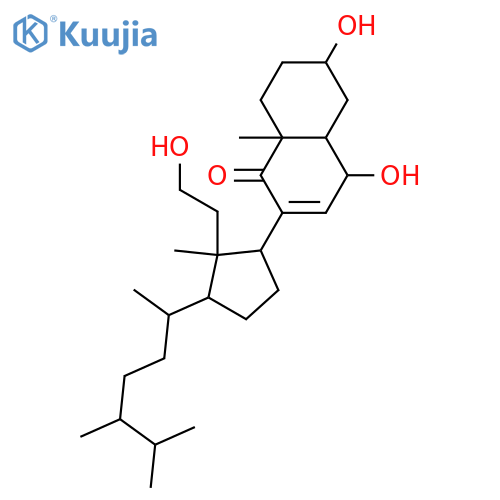 3,6,11-Trihydroxy-9,11-secoergost-7-en-9-one; (3β,5α,6α,24R)-form structure