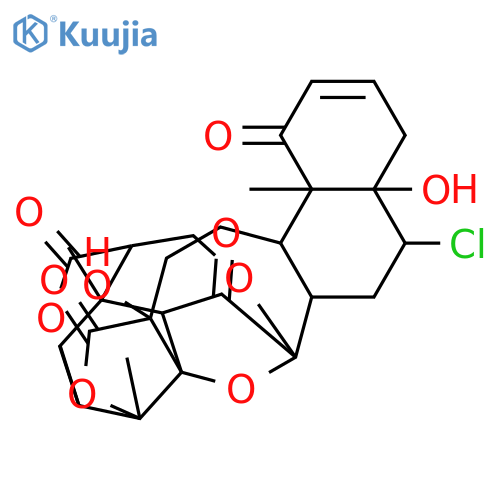 Physalin B; 5,6-Dihydro, 6α-chloro, 5β-hydroxy structure