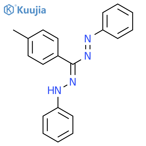 1,5-Diphenyl-3-(p-tolyl)formazan structure