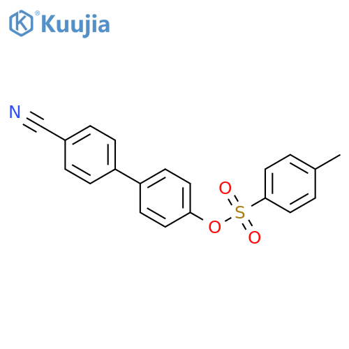 [1,1'-Biphenyl]-4-carbonitrile, 4'-[[(4-methylphenyl)sulfonyl]oxy]- structure