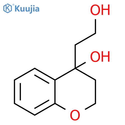 4-(2-hydroxyethyl)-3,4-dihydro-2H-1-benzopyran-4-ol structure