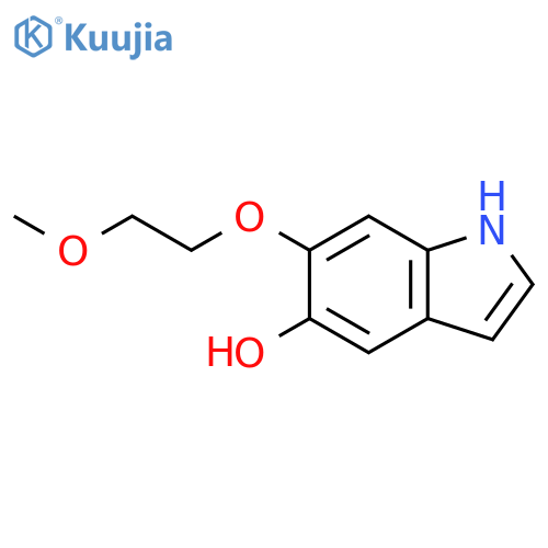 6-(2-methoxyethoxy)-1H-indol-5-ol structure