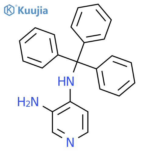 N4-Tritylpyridine-3,4-diamine structure