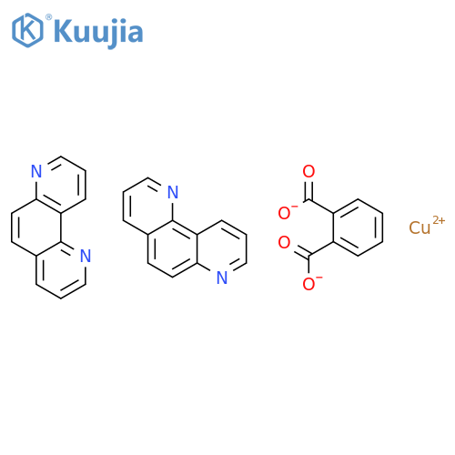 1,2-Benzenedicarboxylicacid, copper salt (1:?) structure