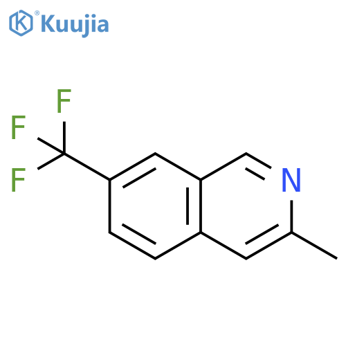3-methyl-7-(trifluoromethyl)isoquinoline structure