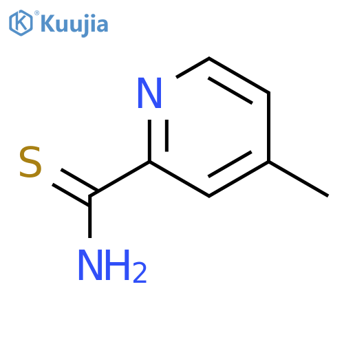 4-methylpyridine-2-carbothioamide structure