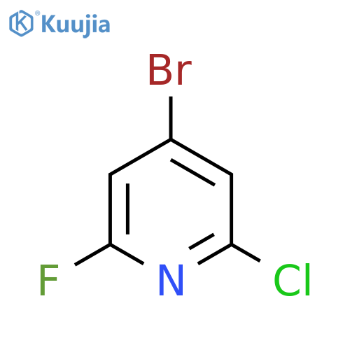 4-Bromo-2-chloro-6-fluoropyridine structure