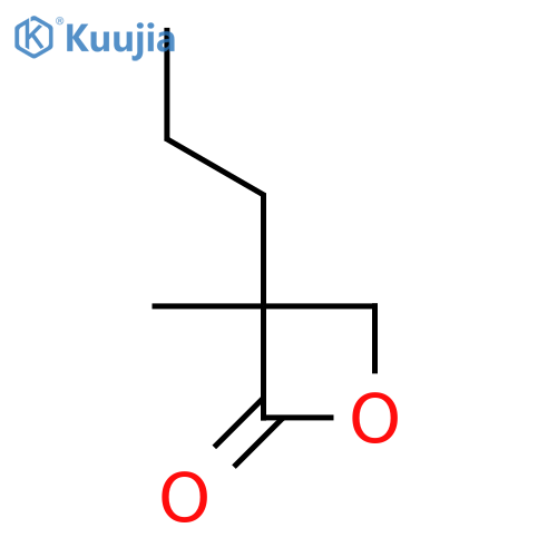 2-Oxetanone, 3-methyl-3-propyl- structure