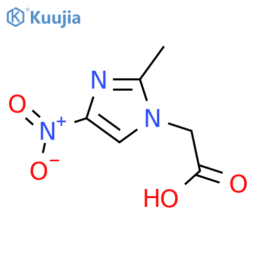 (2-Methyl-4-nitro-1H-imidazol-1-yl)acetic Acid structure