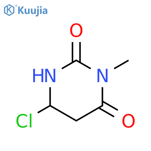 2,4(1H,3H)-Pyrimidinedione, 6-chlorodihydro-3-methyl- structure