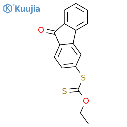 Carbonic acid, dithio-,O-ethyl ester, S-ester with 3-mercaptofluoren-9-one (8CI) structure