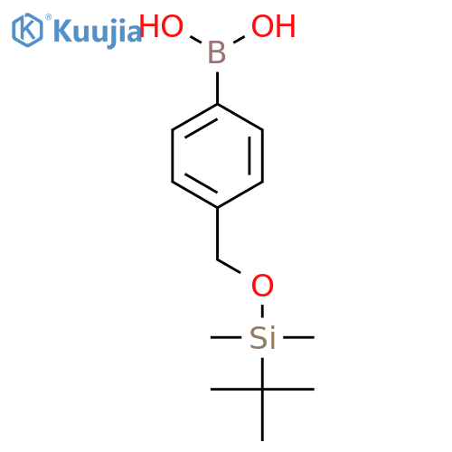 4-TBSMS-hydroxymethylphenylboronic Acid structure