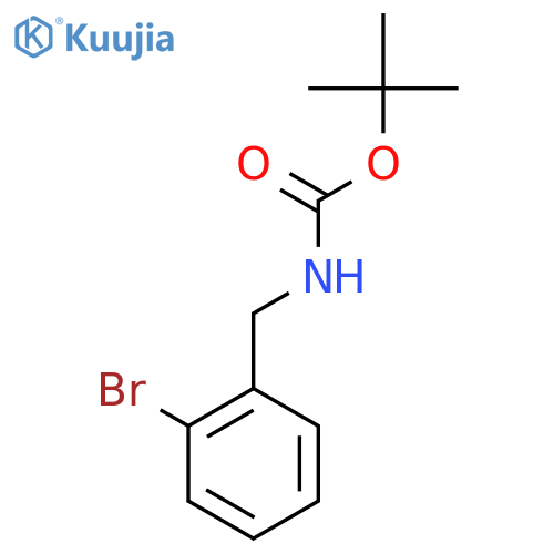 tert-Butyl 2-Bromobenzylcarbamate structure