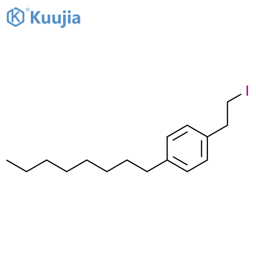 2-(4-Octylphenyl)-1-iodoethane structure