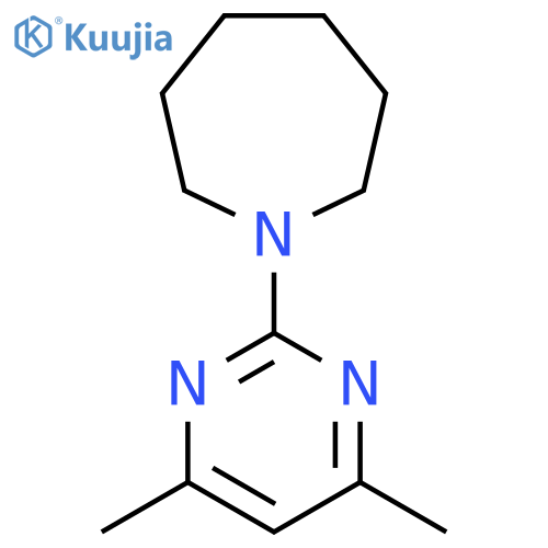 1-(4,6-Dimethylpyrimidin-2-yl)azepane structure