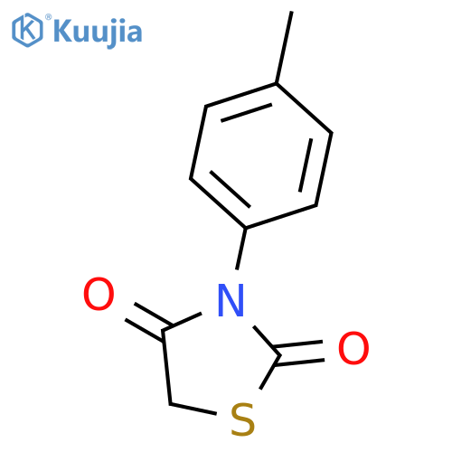 3-(4-methylphenyl)-1,3-thiazolane-2,4-dione structure