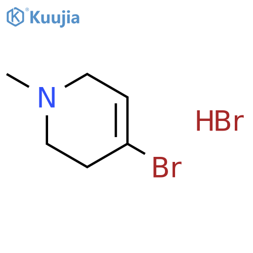 4-Bromo-1-methyl-1,2,3,6-tetrahydropyridine hydrobromide structure