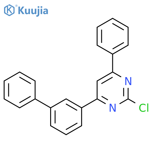 2-Chloro-4-phenyl-6-(3-phenylphenyl)pyrimidine structure