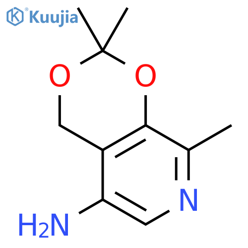 4H-1,3-Dioxino[4,5-c]pyridin-5-amine,2,2,8-trimethyl- structure