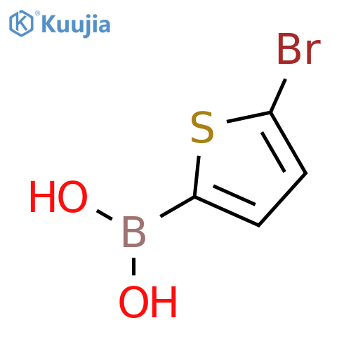 (5-bromothiophen-2-yl)boronic acid structure