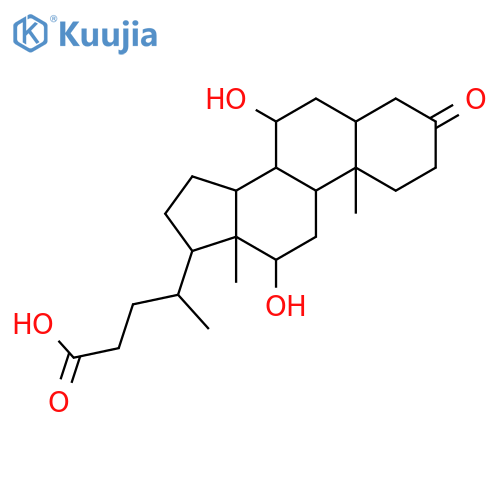 3-Keto-7a,12a-dihydroxy-5a-cholanic Acid structure