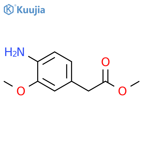 methyl 2-(4-amino-3-methoxyphenyl)acetate structure