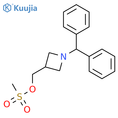 [1-(diphenylmethyl)azetidin-3-yl]methyl methanesulfonate structure