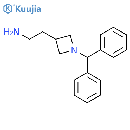 2-(1-Benzhydrylazetidin-3-yl)ethanamine structure