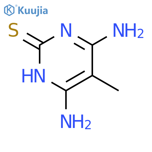 2(1H)-Pyrimidinethione,4,6-diamino-5-methyl- structure