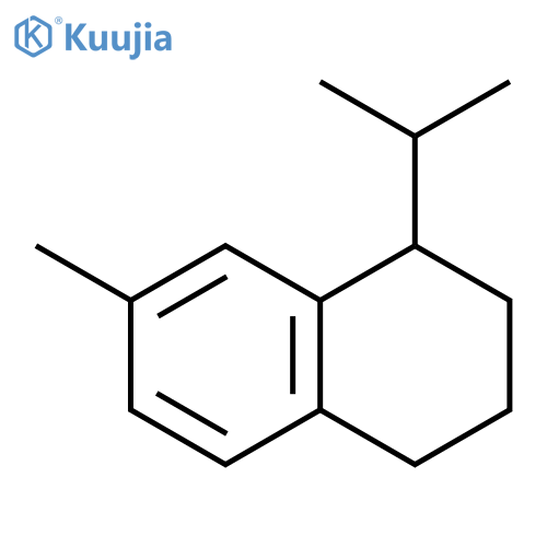 1,2,3,4-Tetrahydro-7-methyl-1-(1-methylethyl)naphthalene structure