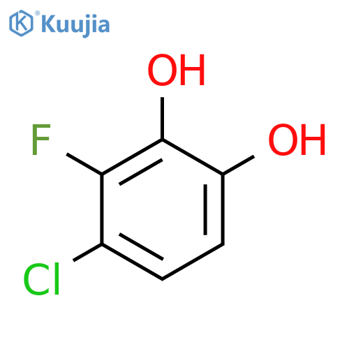 1,2-Benzenediol, 4-chloro-3-fluoro- structure