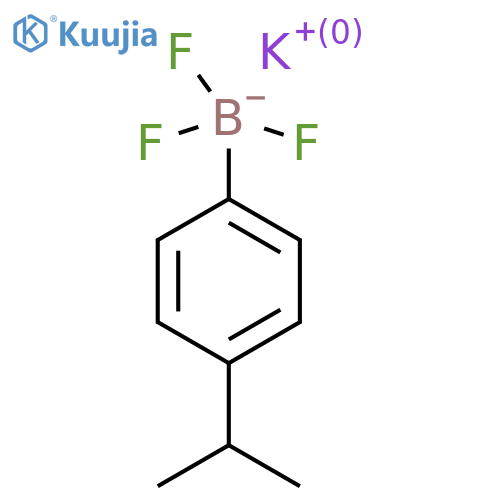 potassium trifluoro4-(propan-2-yl)phenylboranuide structure