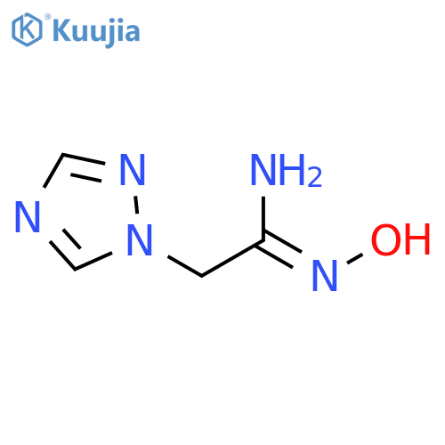 N'-hydroxy-2-(1H-1,2,4-triazol-1-yl)ethanimidamide structure