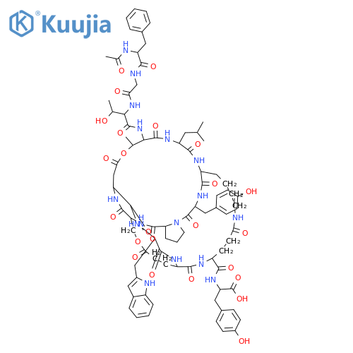 Microviridin B (9CI) structure