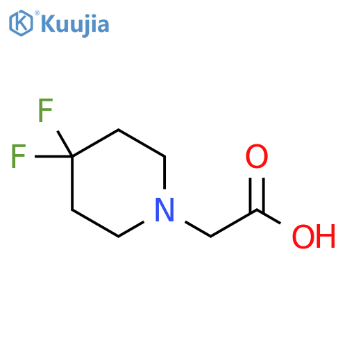 2-(4,4-difluoro-1-piperidyl)acetic acid structure