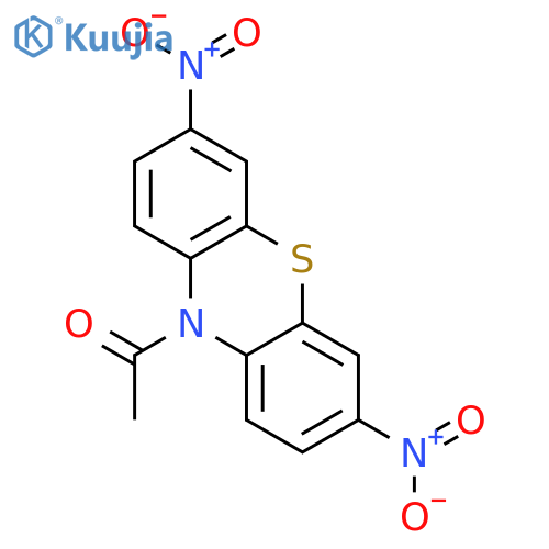Ethanone,1-(3,7-dinitro-10H-phenothiazin-10-yl)- structure